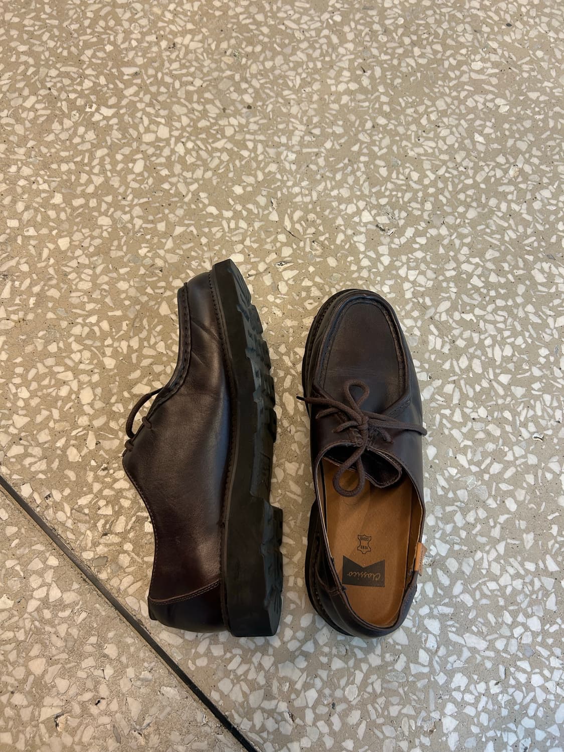 Classico Brown Leather Shoes 상품이미지3