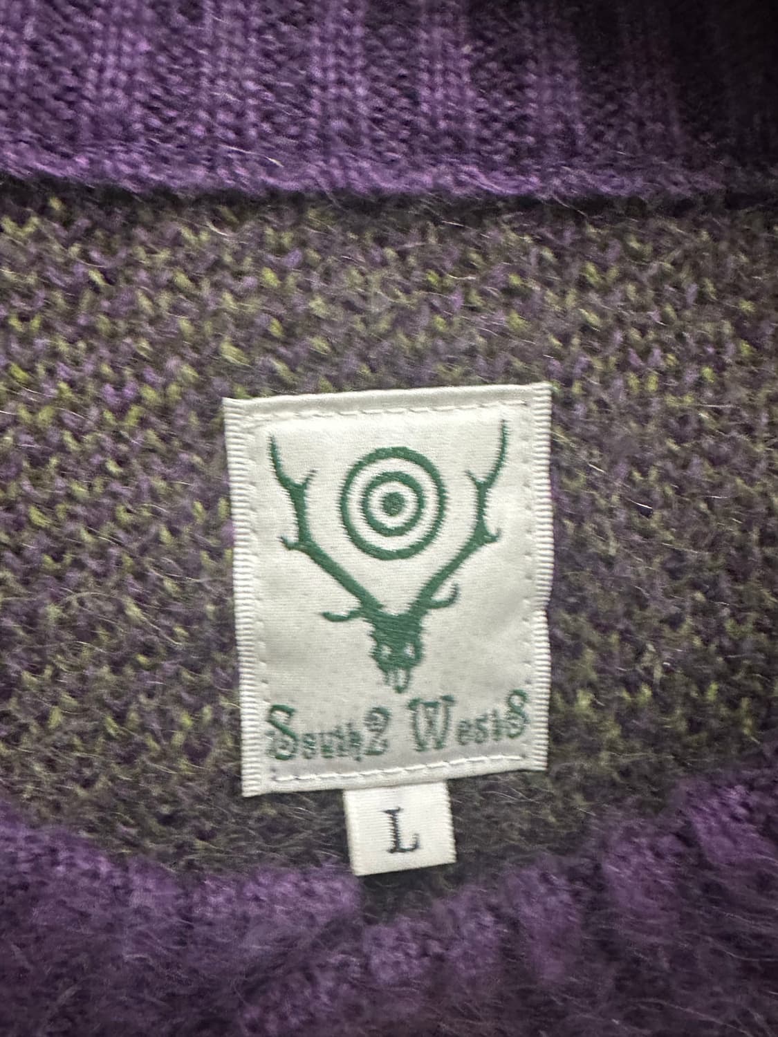 South2 West8 모헤어 가디건 L 상품이미지3