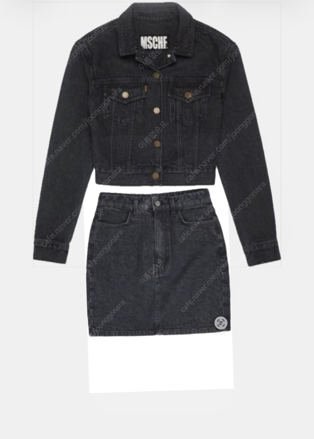 미스치프 흑청 트러커 셋업  상품이미지1