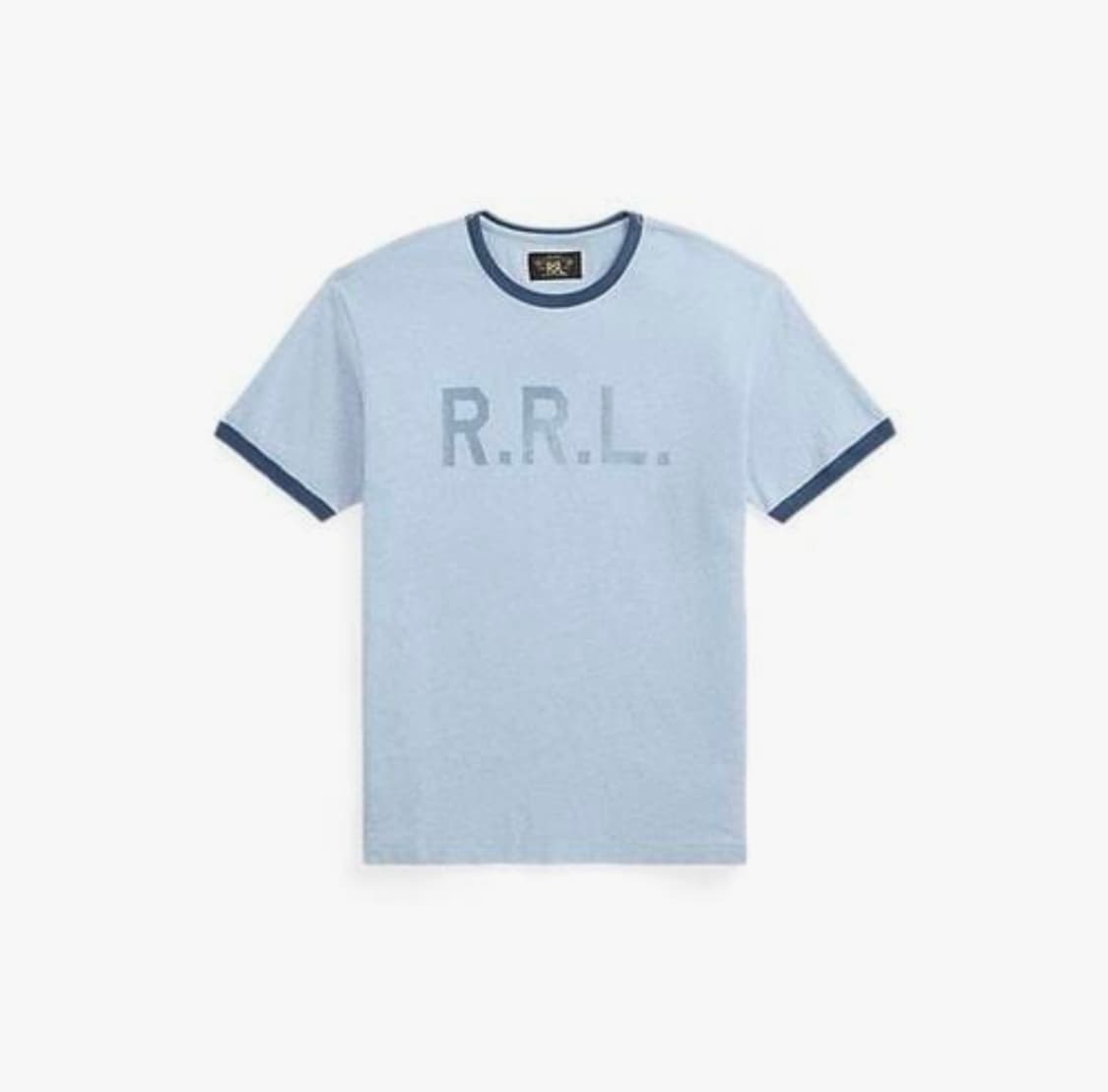 RRL 로고 저지 링어 티셔츠 상품이미지1