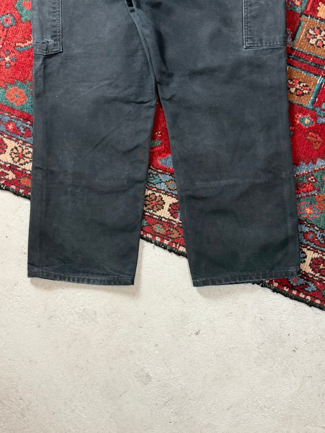 OG USA Made 칼하트 B01 더블니 블랙 칼하트 썩블니 카펜터 상품이미지8