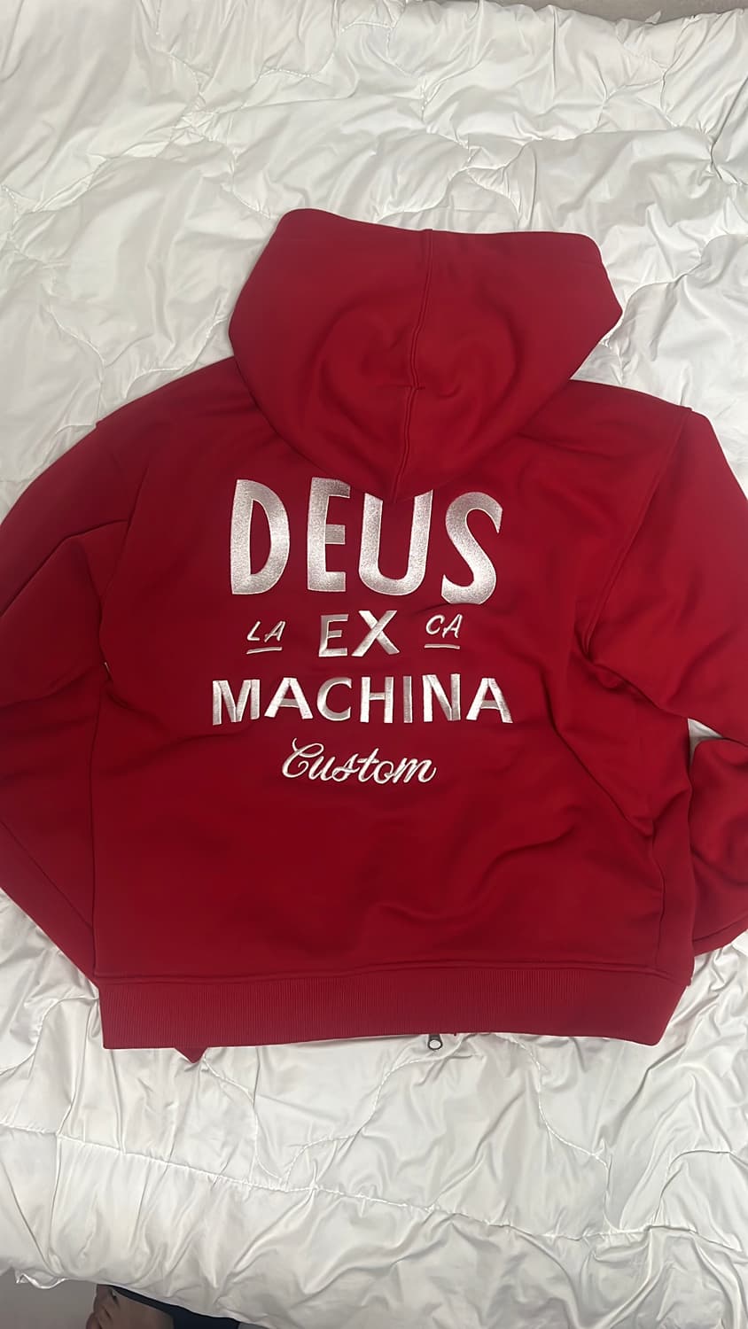 데우스 커스텀 집 후드 레드 상품이미지4