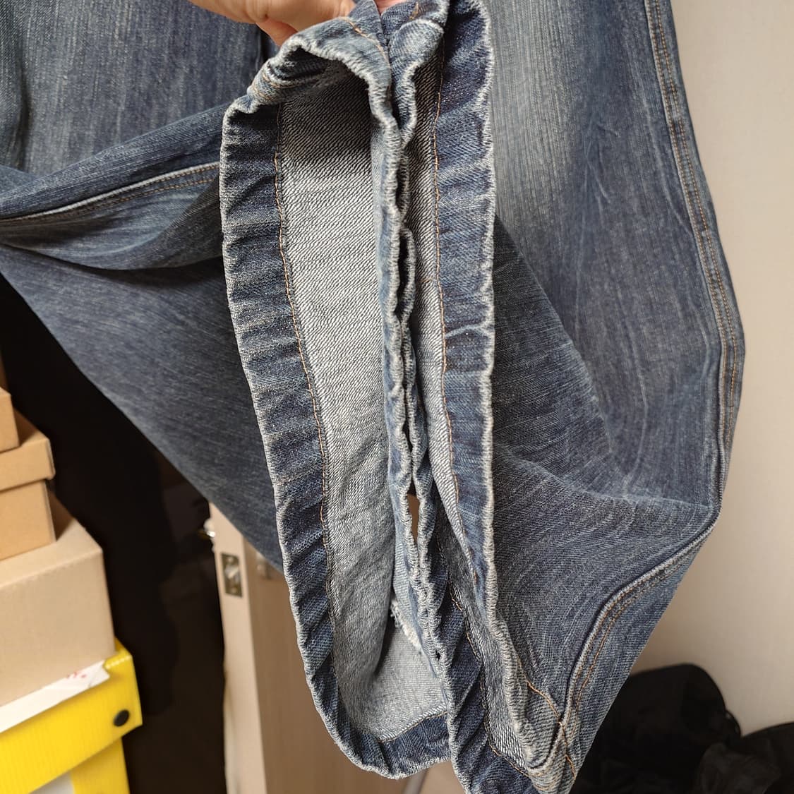 [48/국내34] 준지 25SS 더블 웨이스트 데님 팬츠 상품이미지4