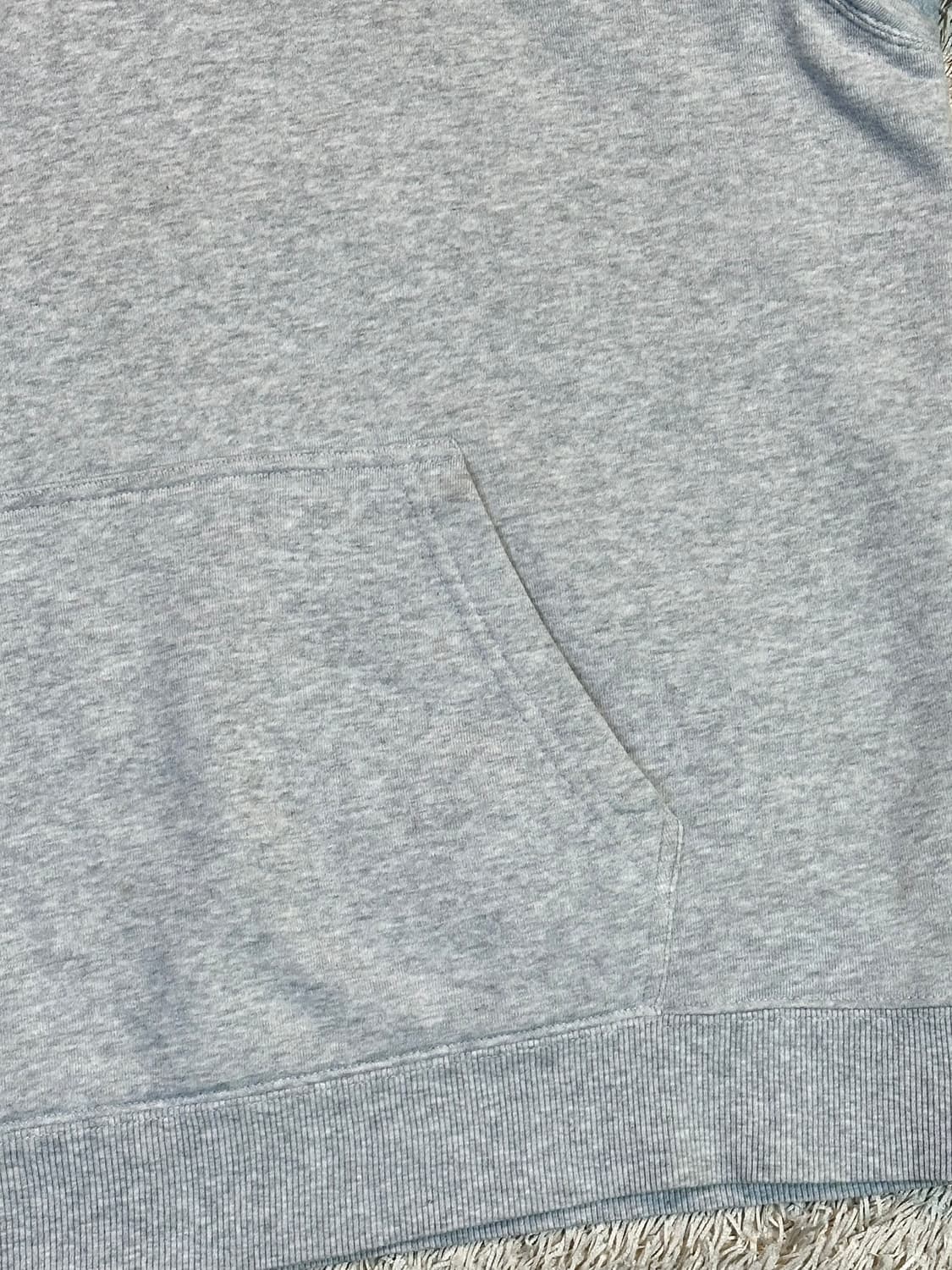 스투시 STUSSY 아플리케 자수 스탁로고 후드티 그레이 상품이미지6