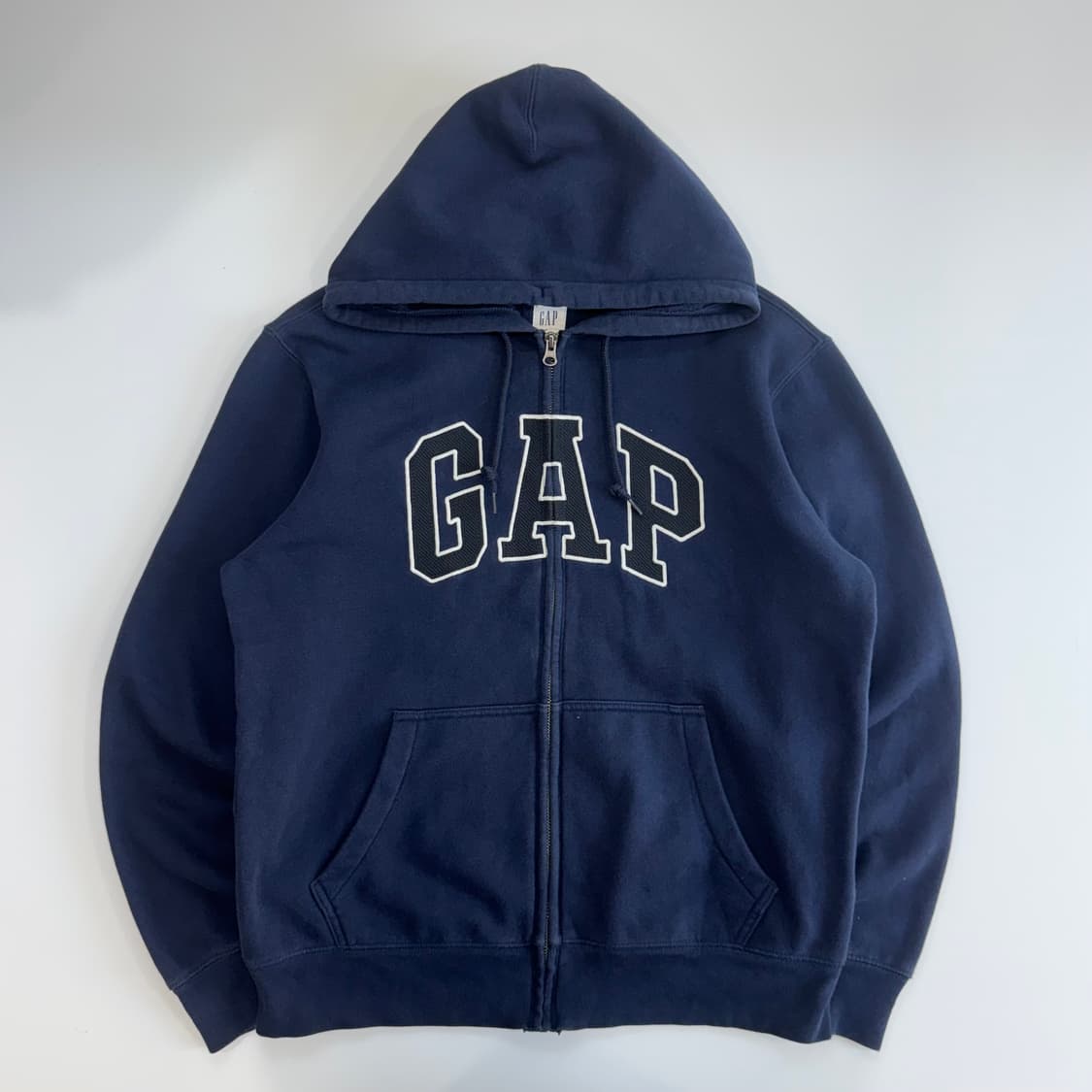 Gap 갭 블랙로고 네이비 후드집업  상품이미지3