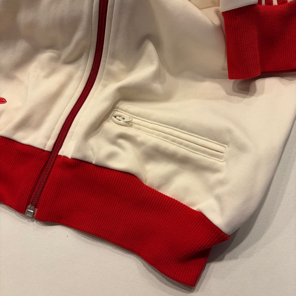 [95] 06s 아디다스 도쿄 화이트레드 트랙탑 져지 C484 상품이미지8