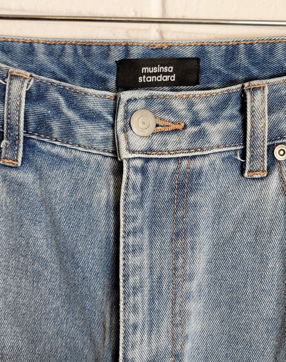 [36인치] 무신사스탠다드 레귤러핏 데님팬츠(청바지) 판매 상품이미지5