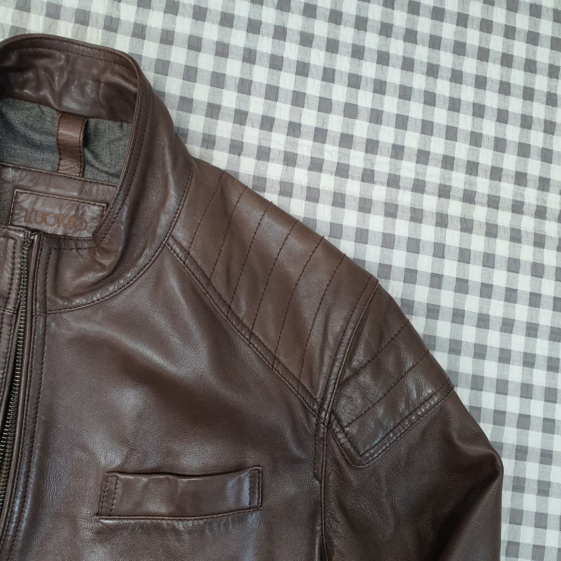 LUOMO 워모 양가죽100 가죽자켓 남자95 상품이미지3