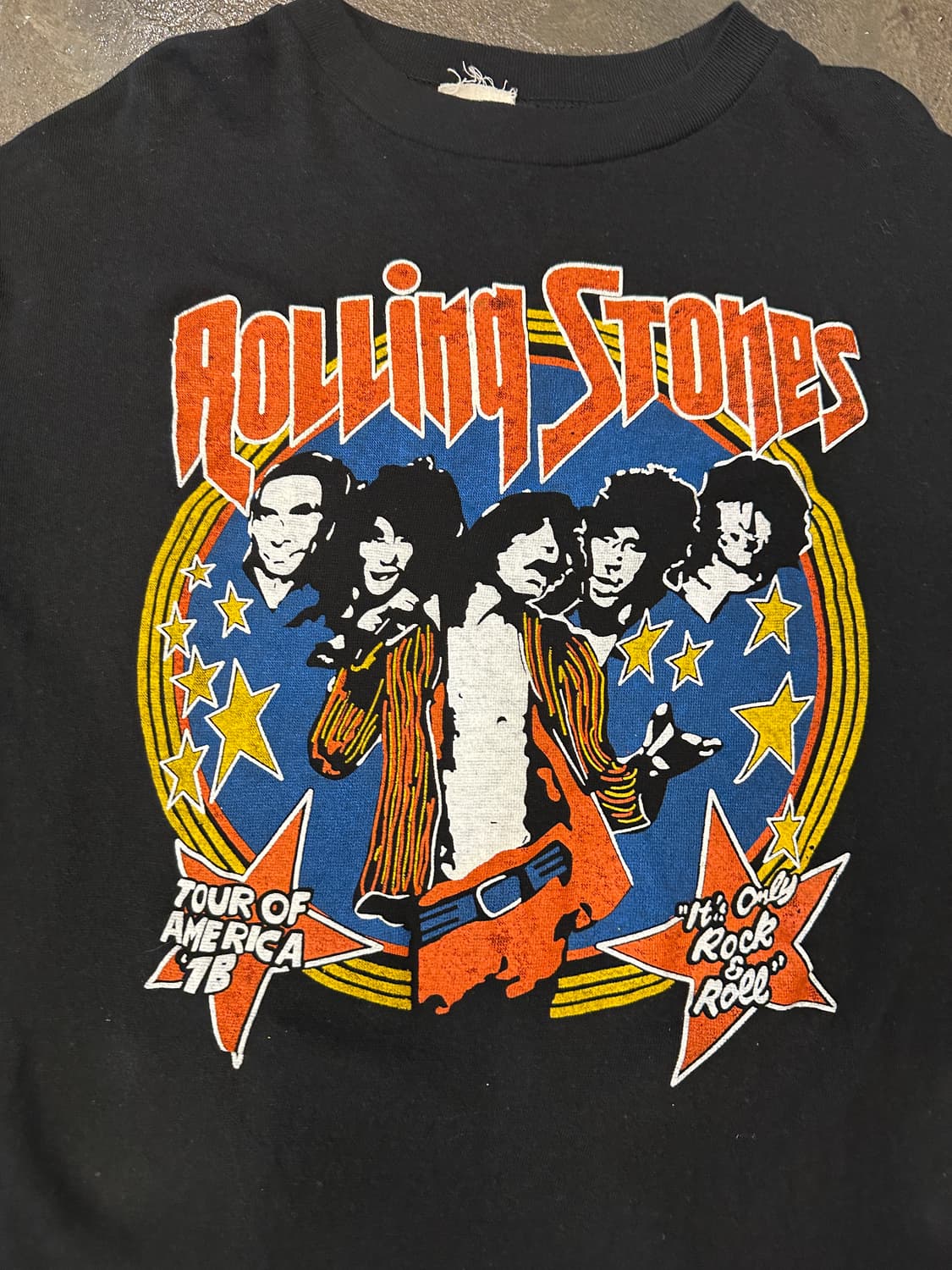 Rolling Stones 롤링스톤즈 빈티지 투어 밴드티 L 상품이미지3