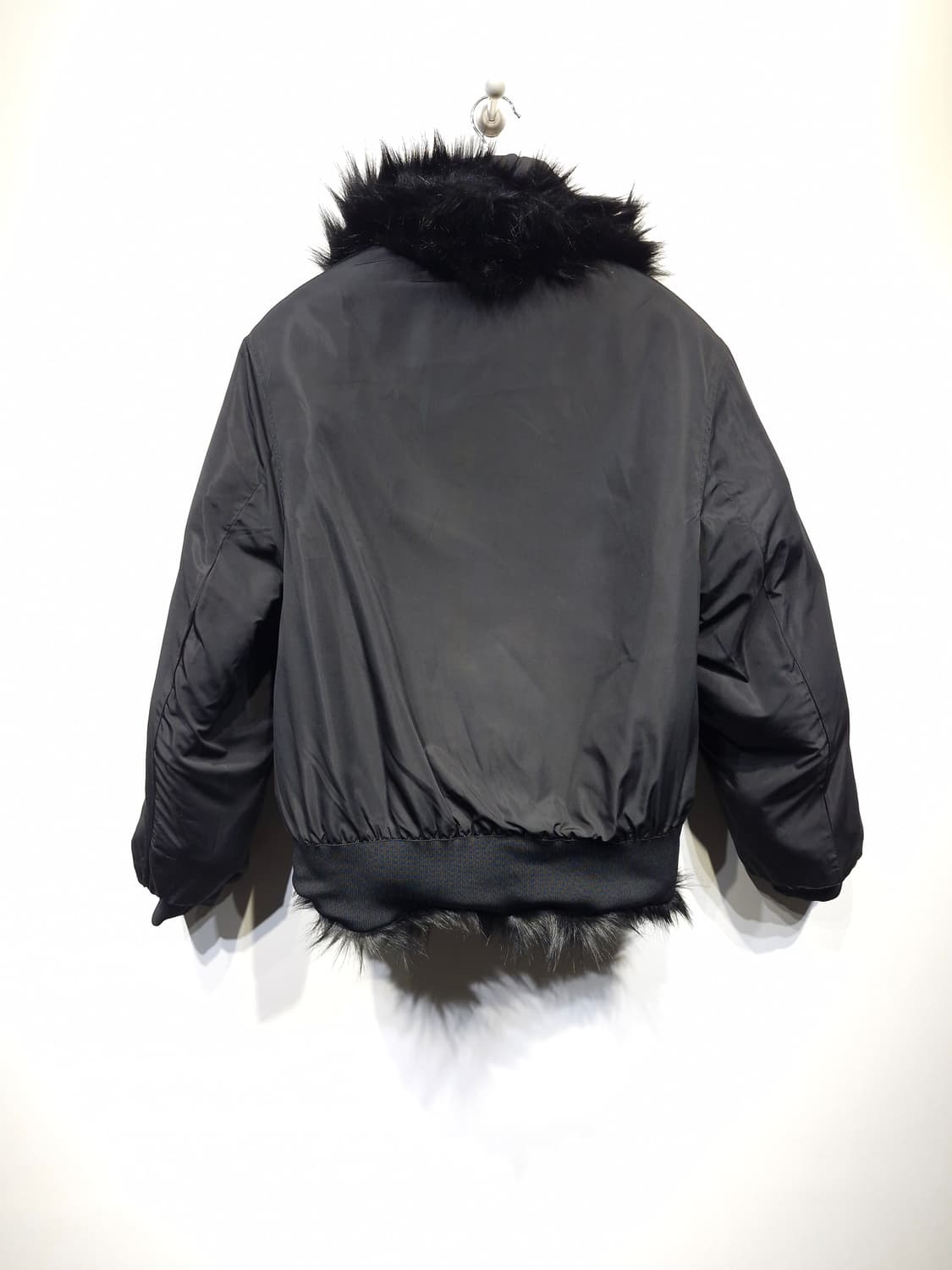 나이키x엠부쉬 리버시블 퍼자켓 블랙 S 상품이미지7