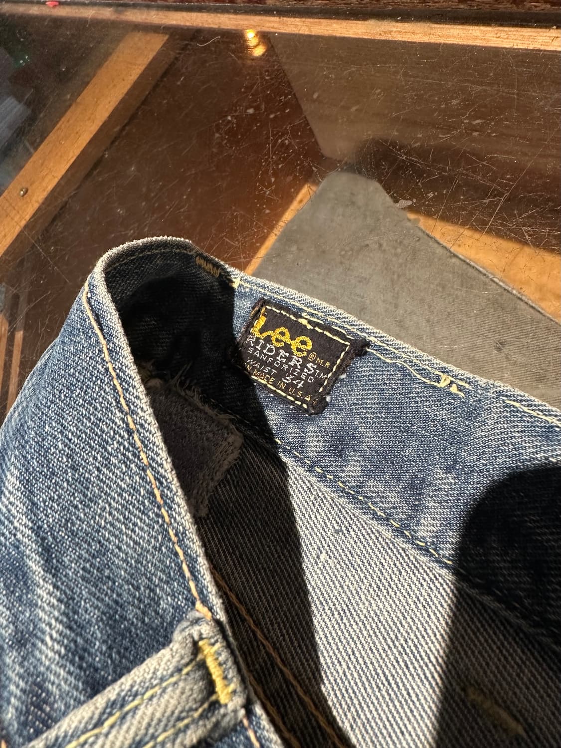 70s LEE 101B Half Selvedge Denim Pants 상품이미지8