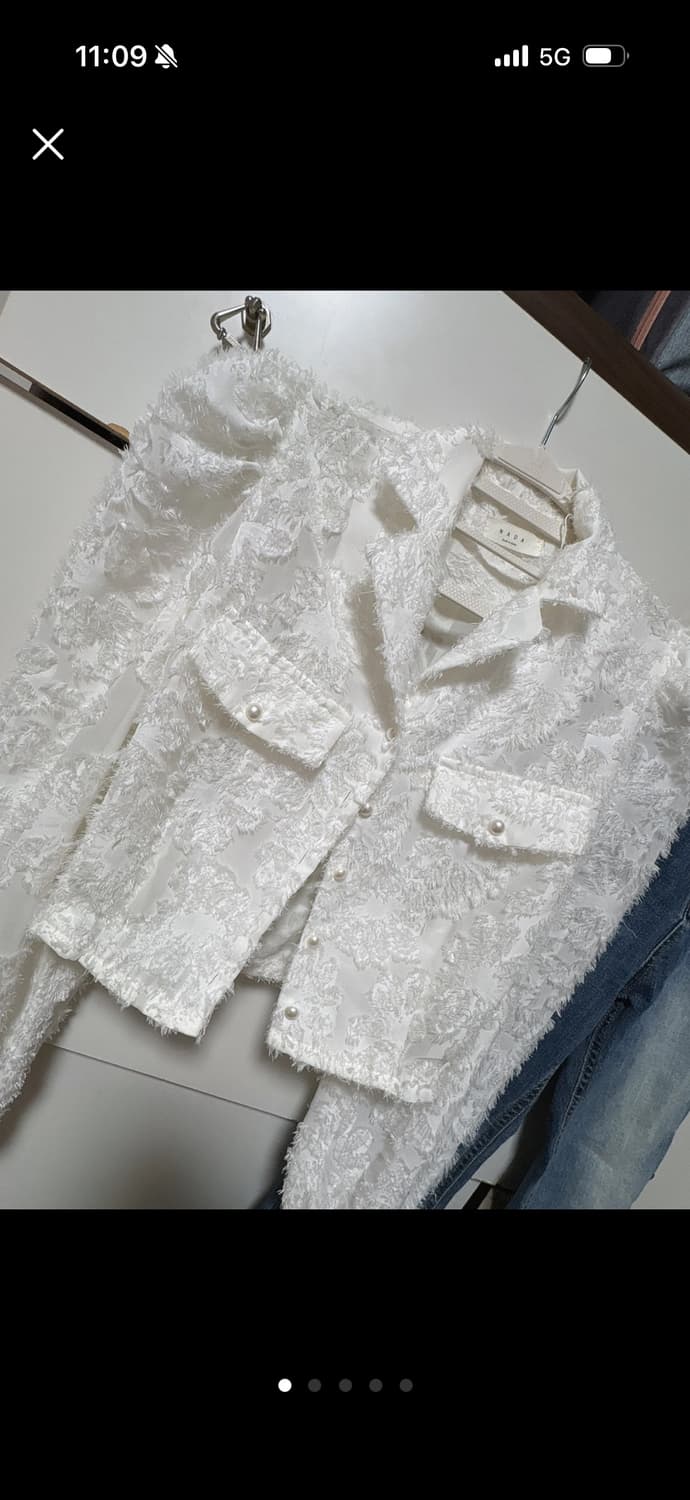 진주단추 퍼프셔츠 상품이미지1