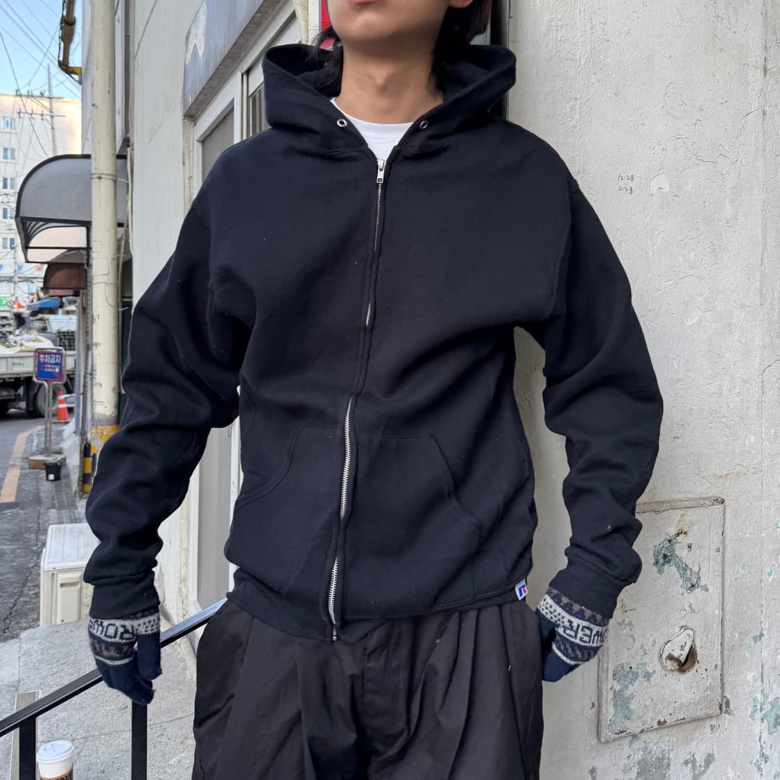 00‘s Russell Athletic Blank Hoodie 상품이미지1