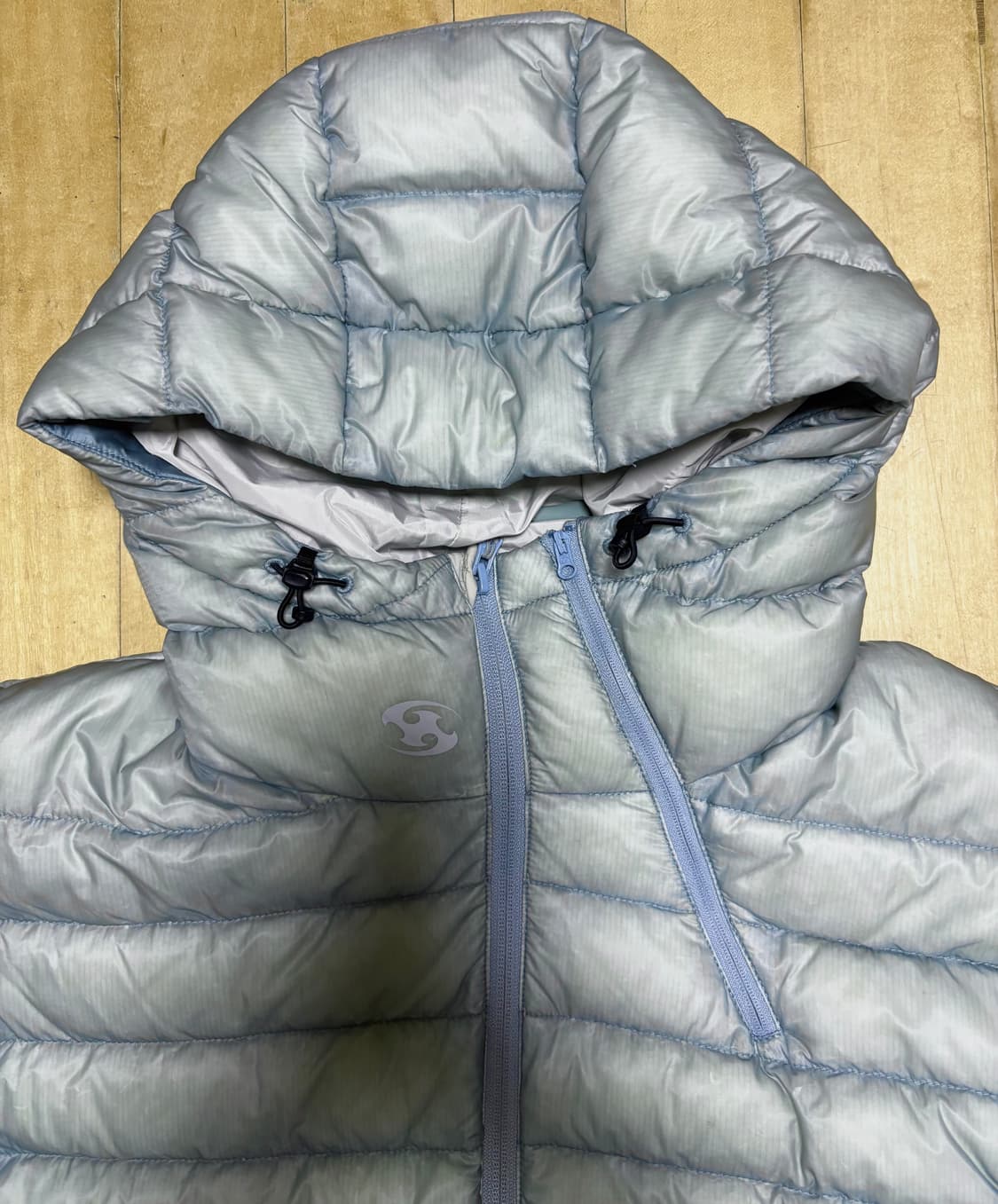 산산기어 23fw 서픽스 패딩 자켓 스카이블루 상품이미지3