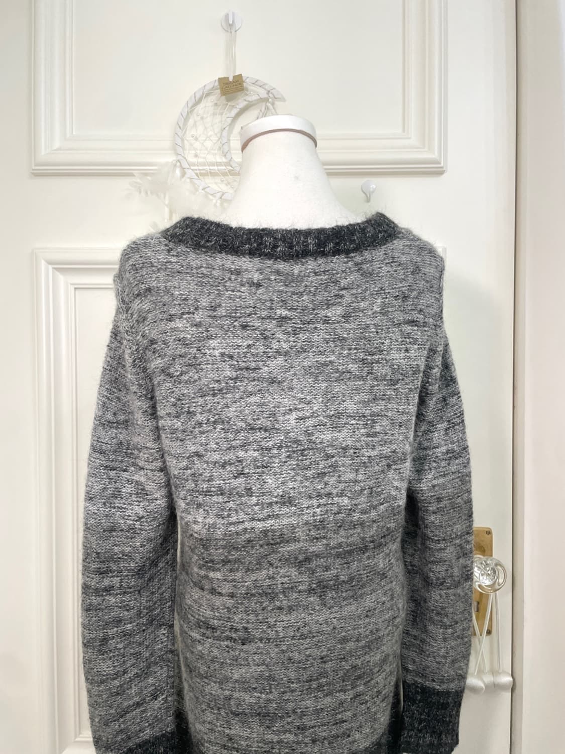 charcoal gradation midi wool sweater opc 상품이미지4