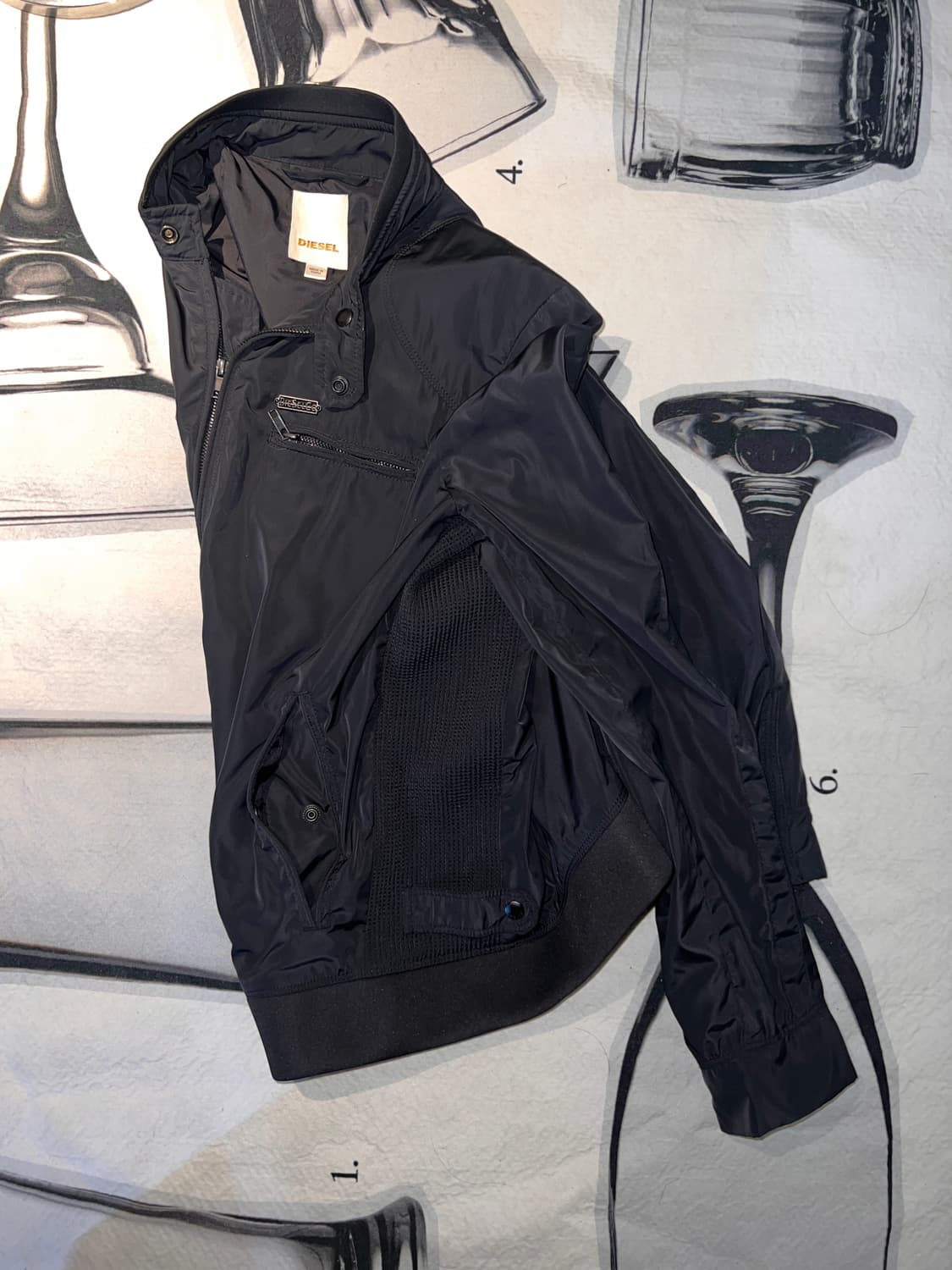 Diesel 바이커 자켓 상품이미지1