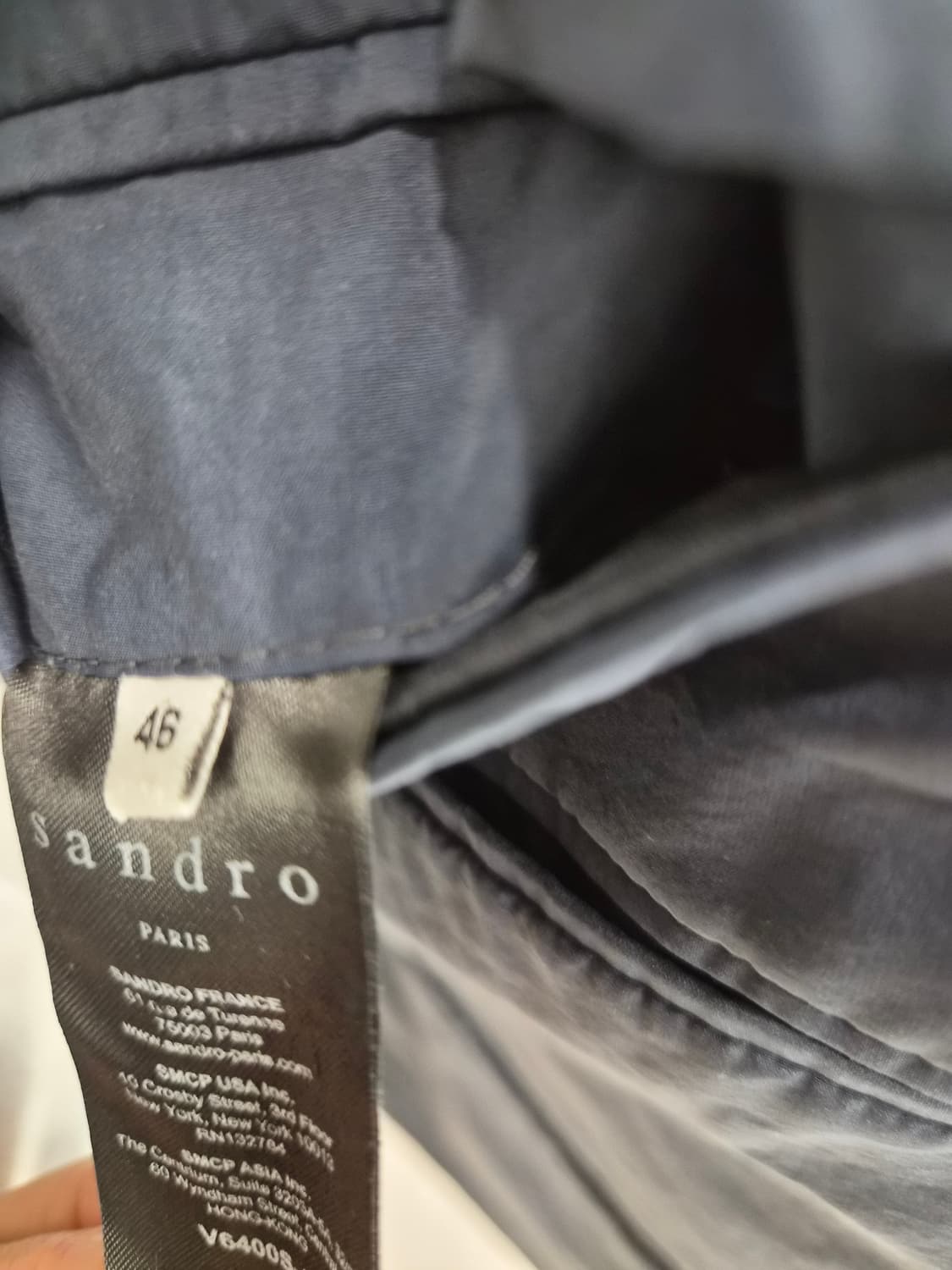 산드로 파리(Sandro Paris) 남성 네이비 캐주얼 블레이저 상품이미지6