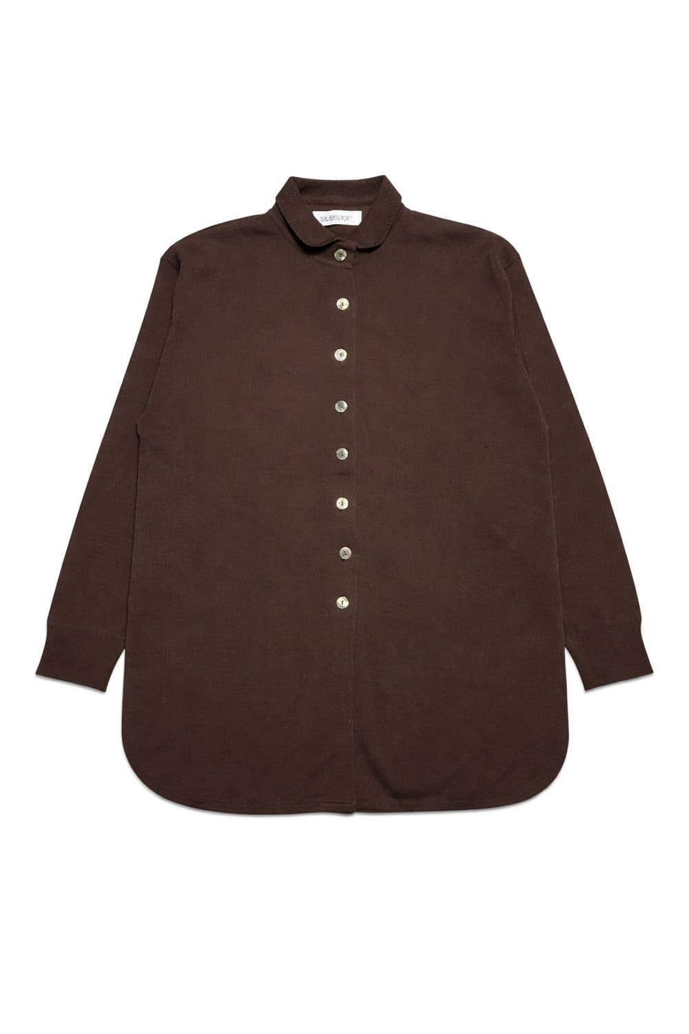 JPN 일본 빈티지 y2k 모리걸 루즈핏 브라운 버건디 니트 셔츠 가디건 상품이미지1