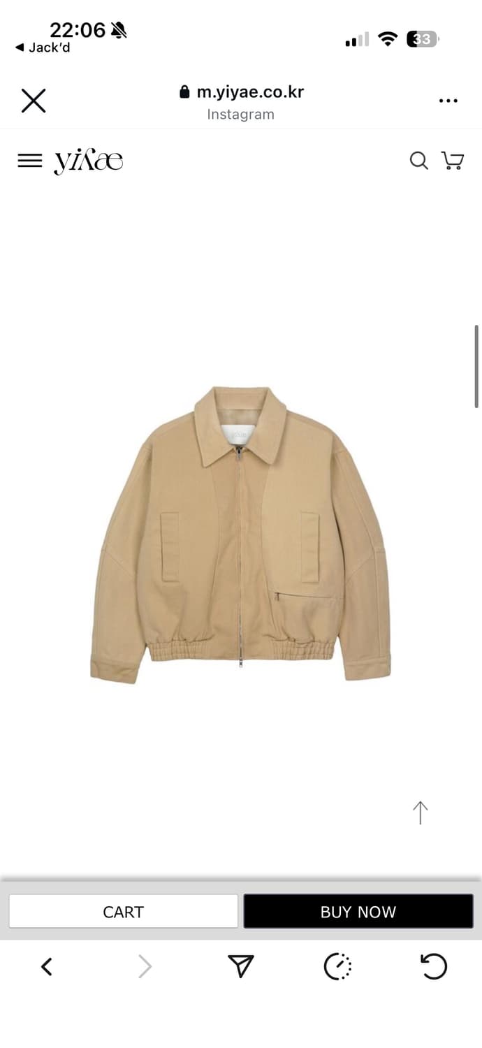 Yiyae drizzler jacket beige / L 상품이미지1