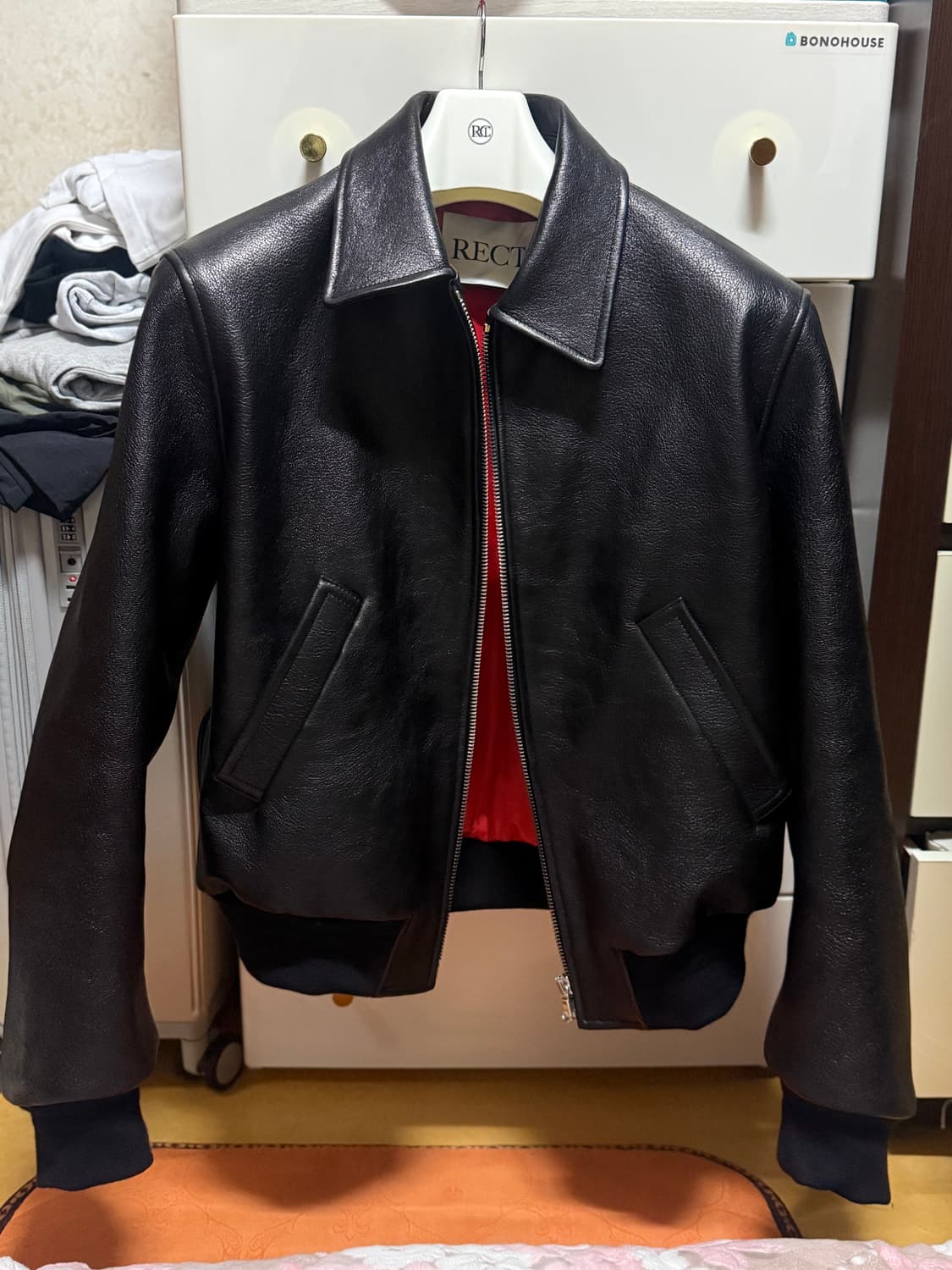 렉토 벤 고트 레더 자켓 상품이미지2