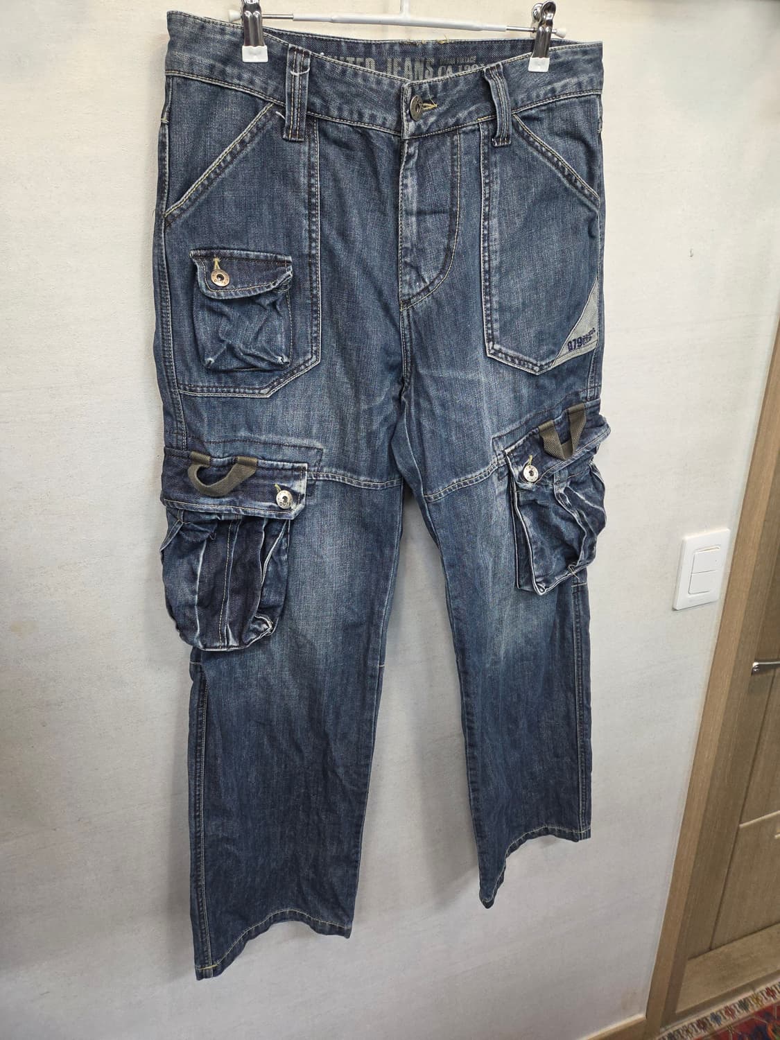 빈티지 du79 멀티포켓 카고 데님팬츠 32 상품이미지7