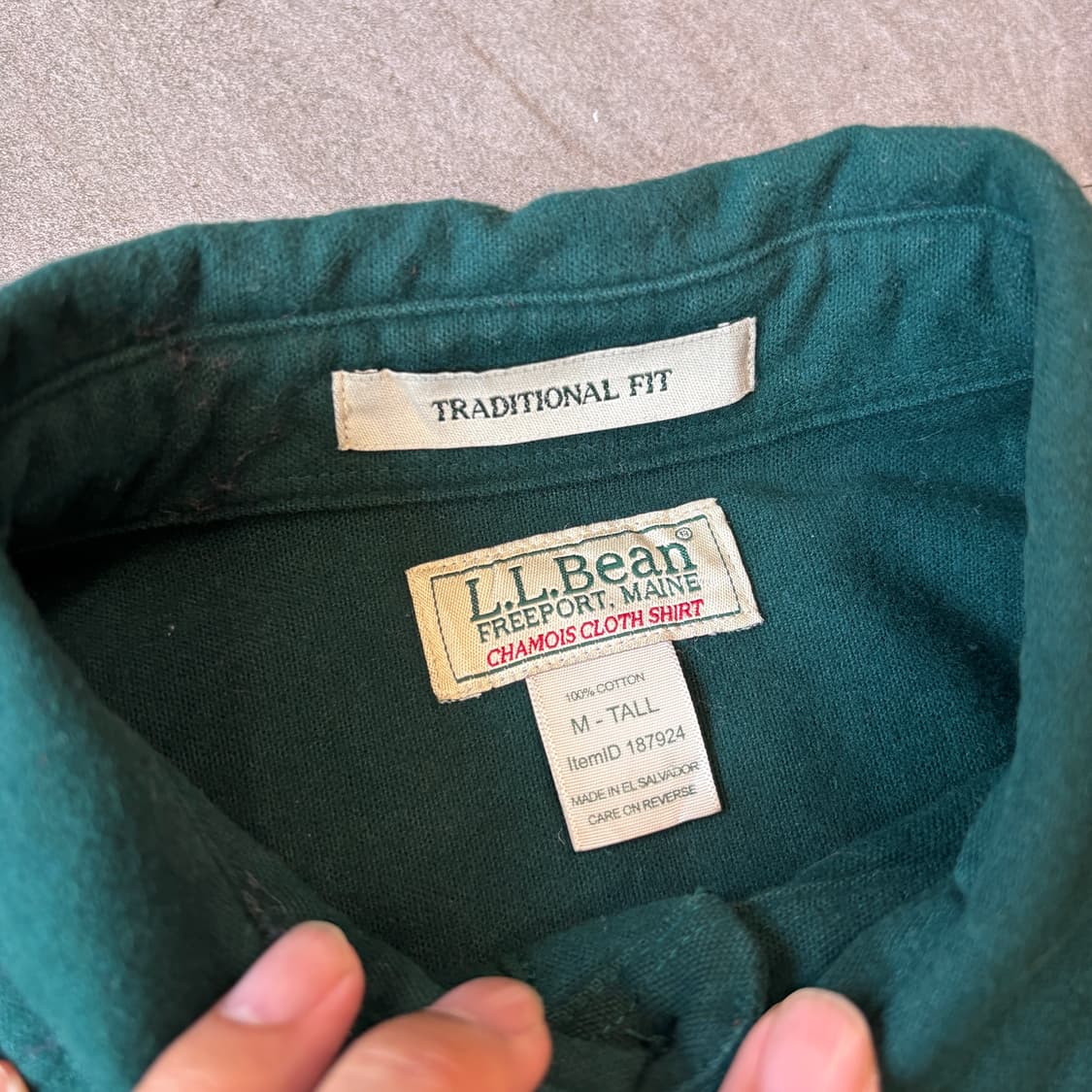 L.L.bean 정품 엘엘빈 그린 코듀로이 긴팔 셔츠 상품이미지5