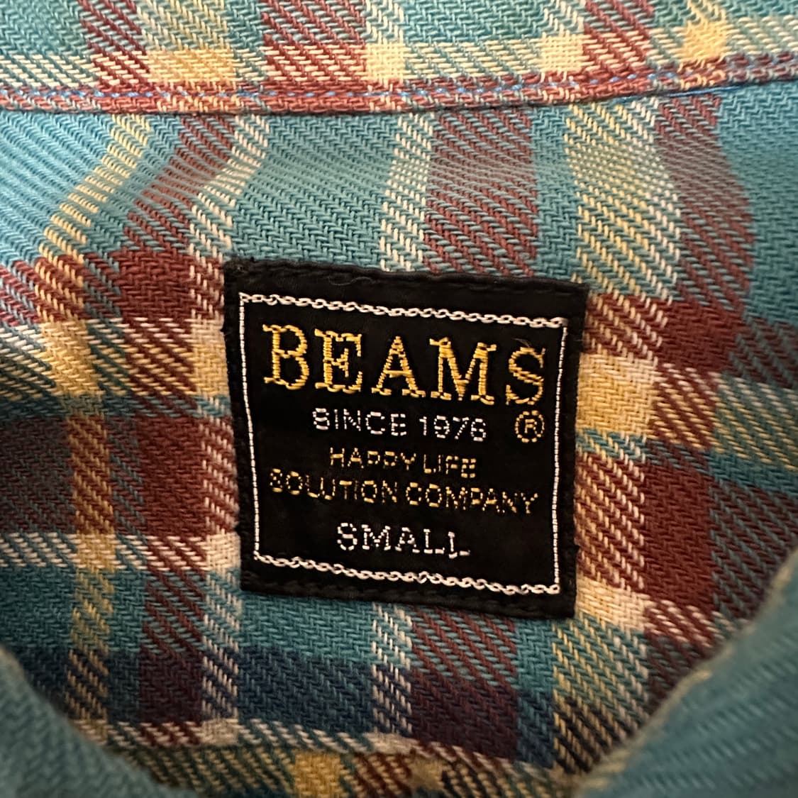 BEAMS check shirt 상품이미지3