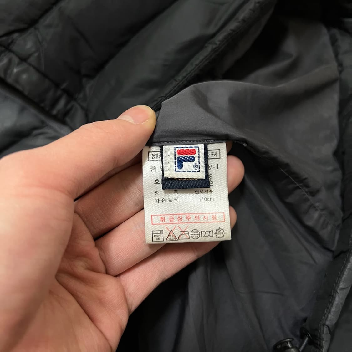 휠라 남성 유니온 구스다운 850 경량패딩 XXL/110  상품이미지6