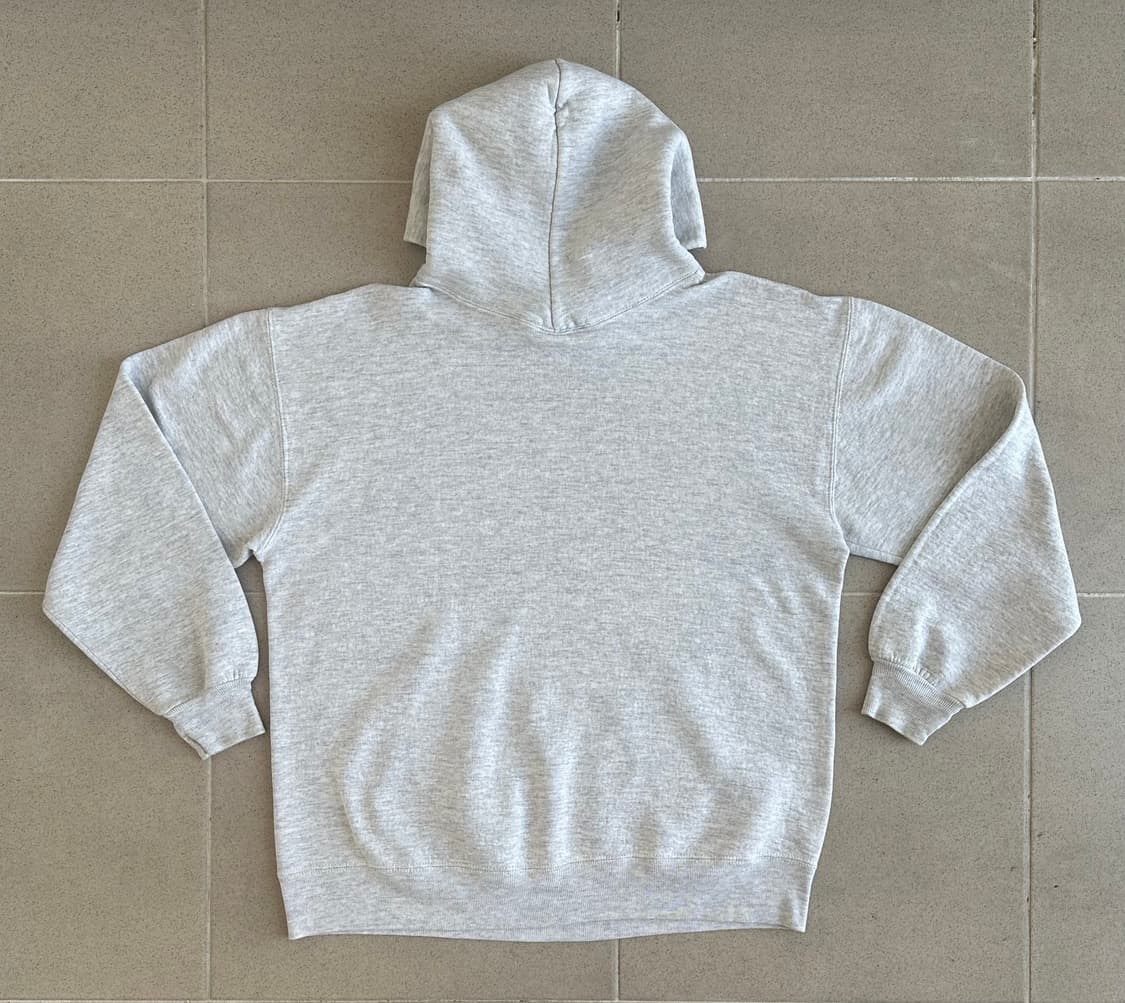 90s 빈티지 러셀 후드 밝은 그레이 XL USA 상품이미지2