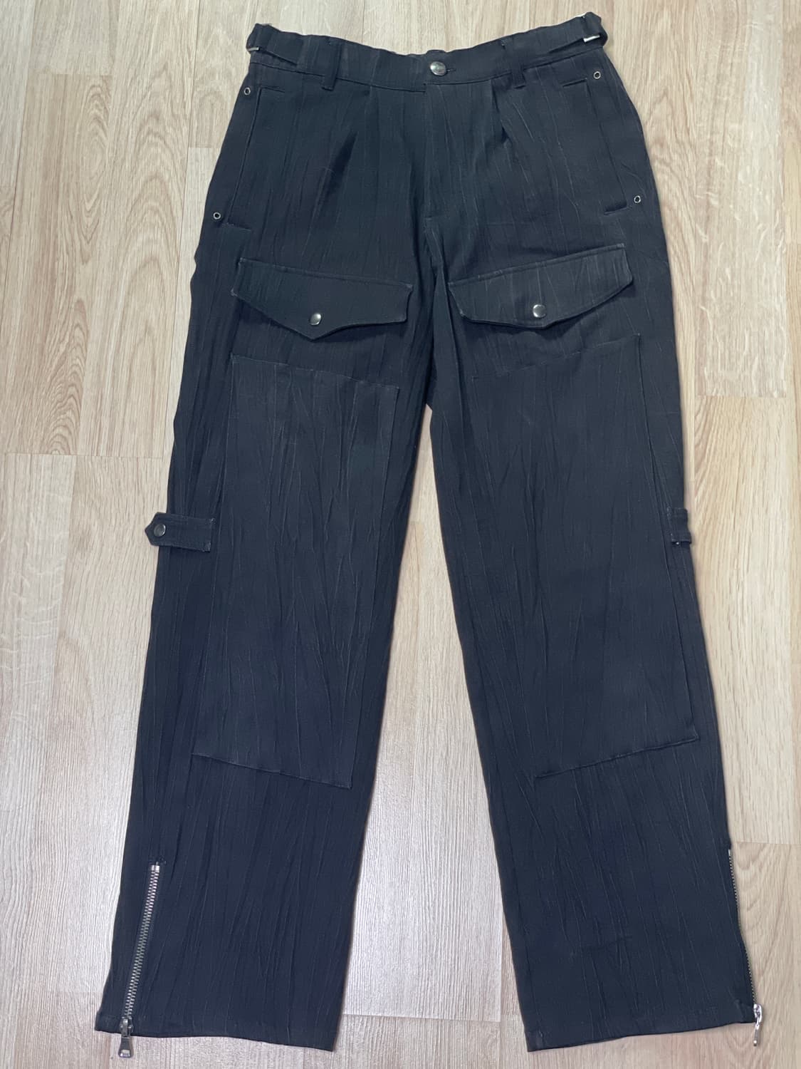 앤더슨벨 Paulen 데님 카고 팬츠 블랙 44size (30) 상품이미지1