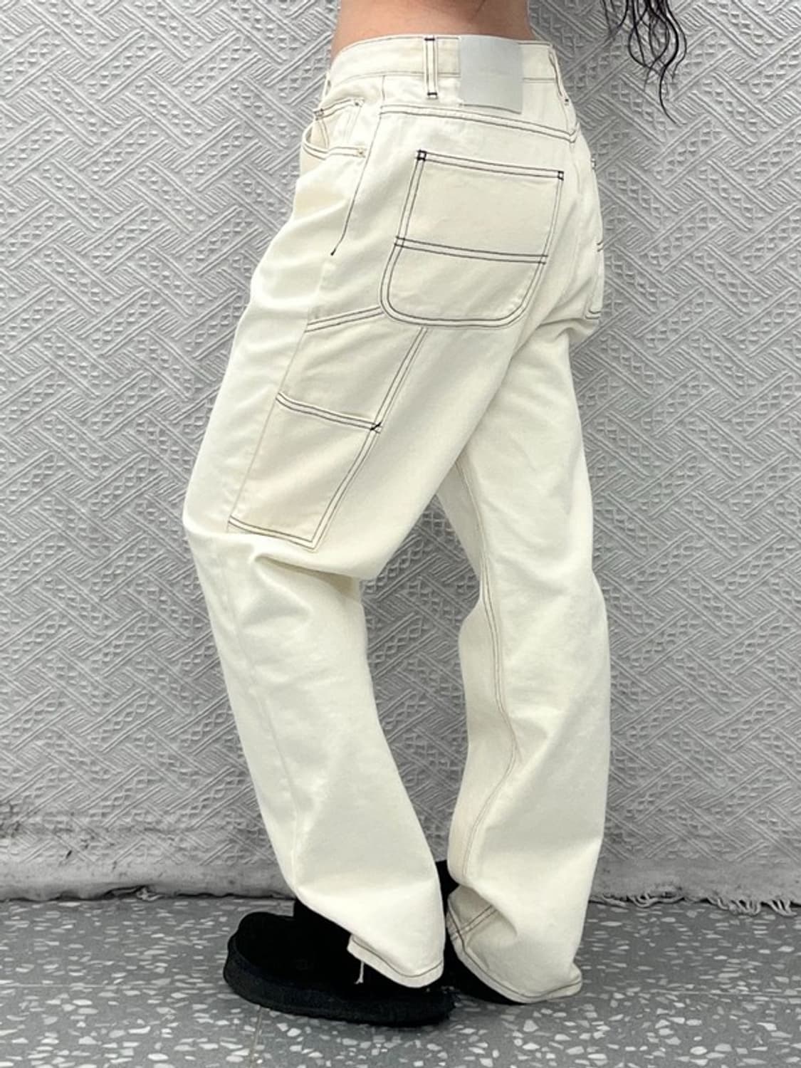 비바스튜디오 빈티지 카펜터 스케치라인 코튼팬츠 M C10001 상품이미지1