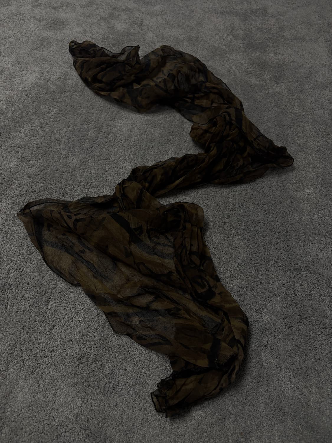 Vintage minimal grunge mood scarf 상품이미지3