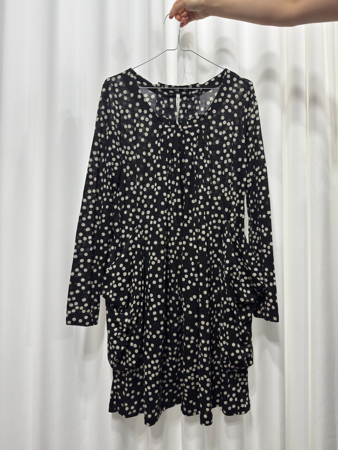 sunao kuwahara dot knit onepiece  상품이미지7