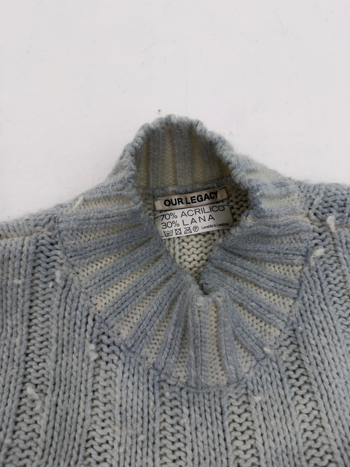 아워레가시 부클 모크 넥 니트 상품이미지6