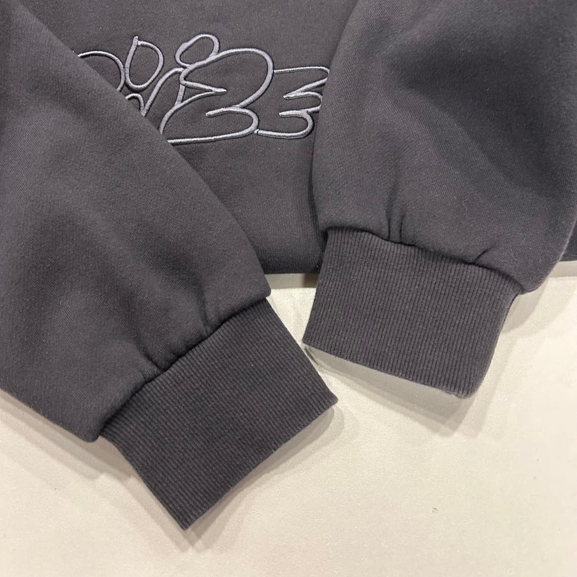 [F] 라이즈 기모 후드티 그레이 B101 상품이미지8