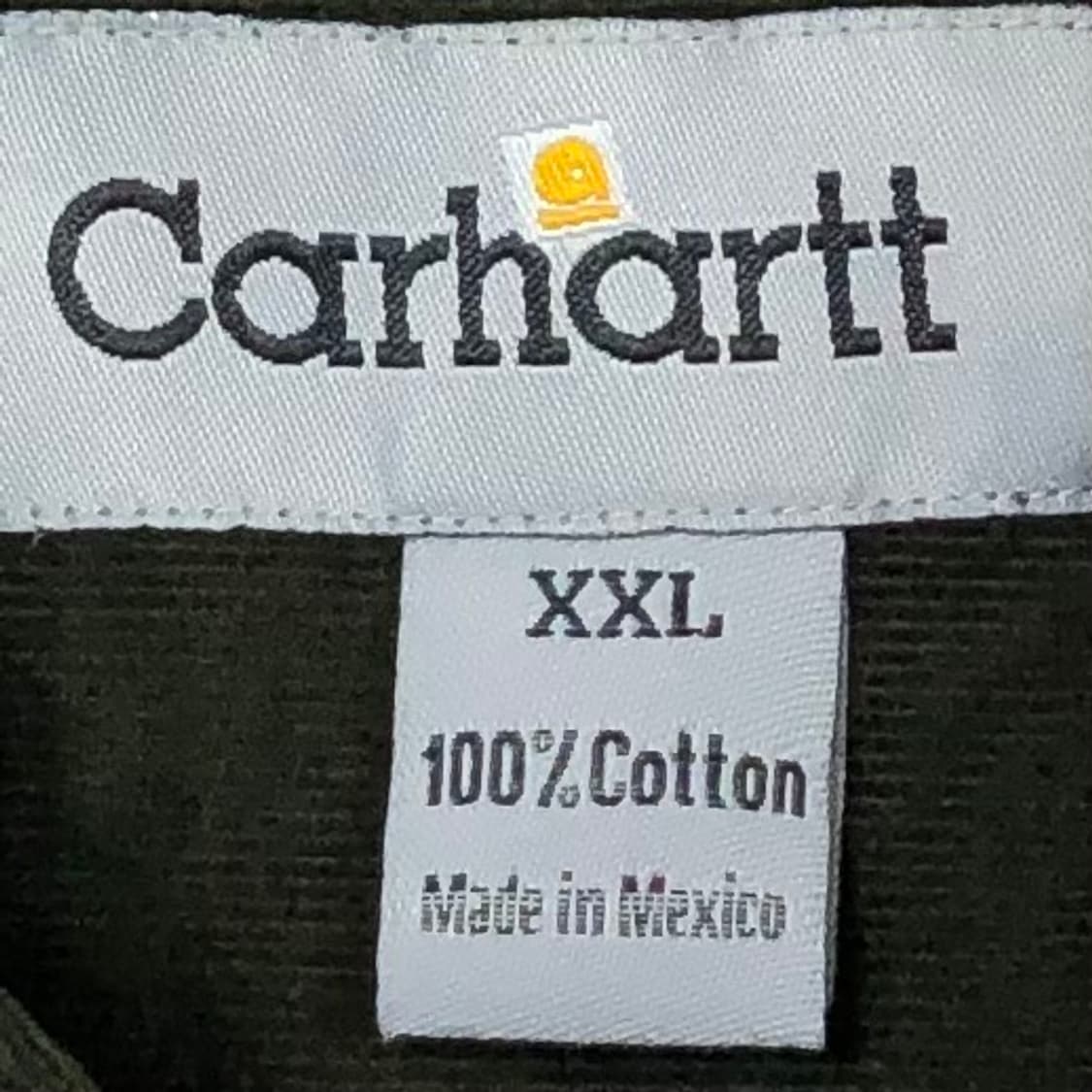 Xxl 칼하트 카키 코듀로이 셔츠 상품이미지3