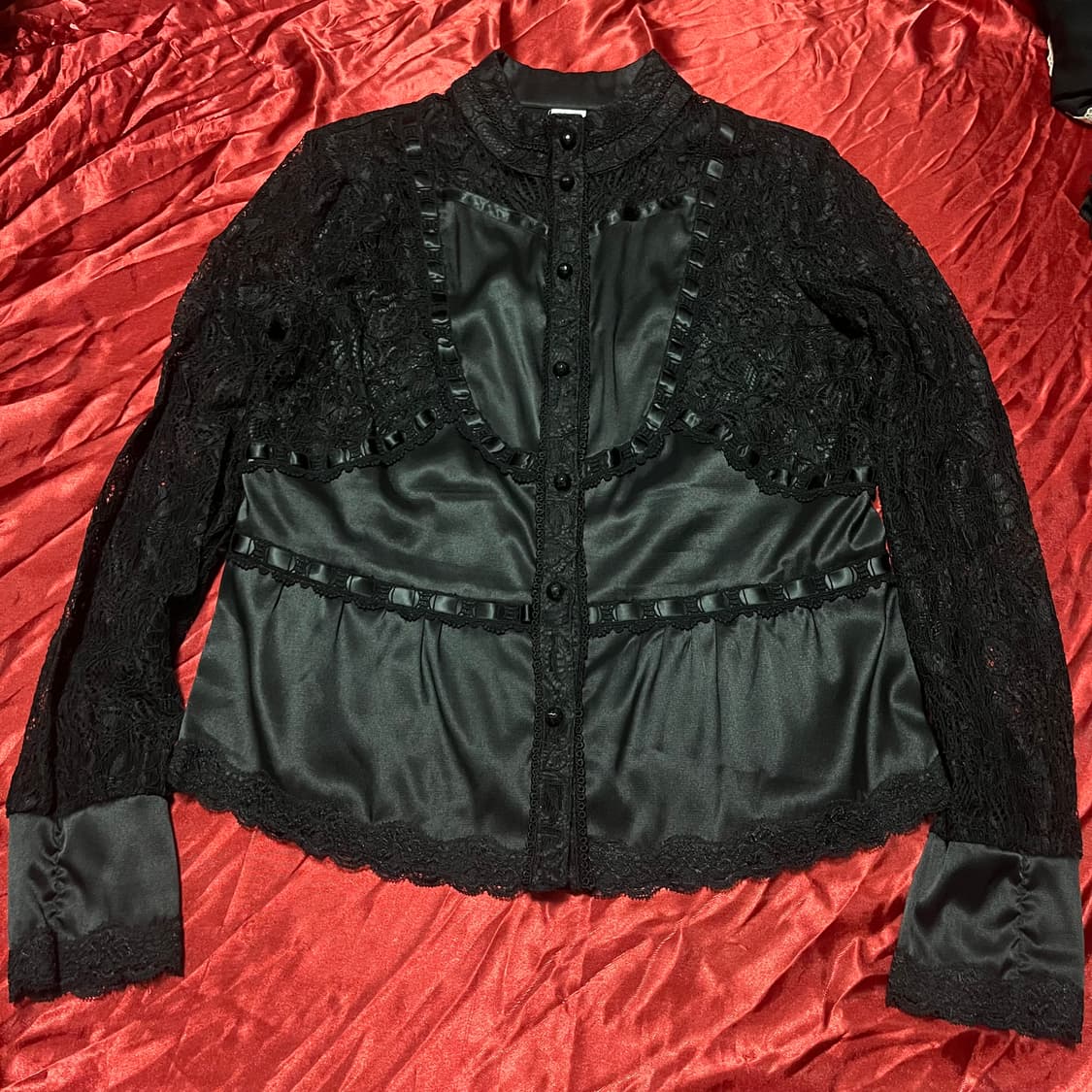 공겜여주 고딕 블라우스 상품이미지1