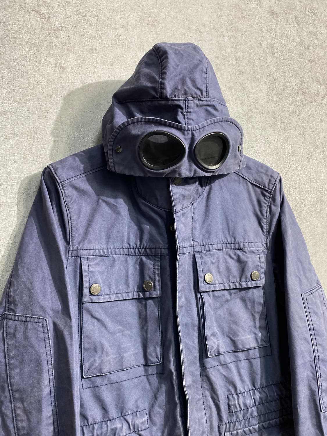 [95] C.P Company 씨피컴퍼니 가먼츠워시드 고글 후드자켓 상품이미지3