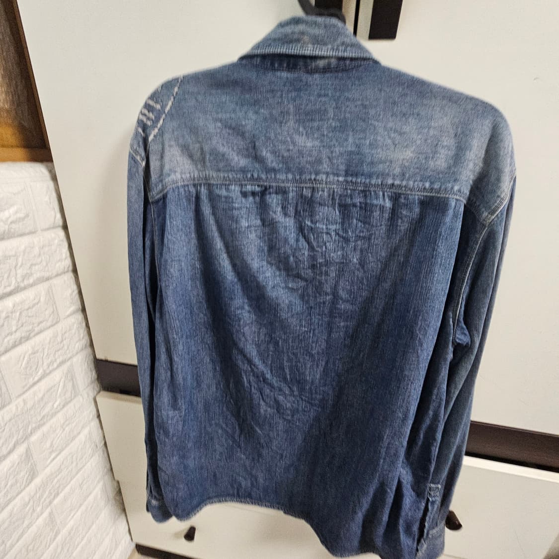 DIESEL 키즈 긴팔 데님 셔츠 상품이미지2