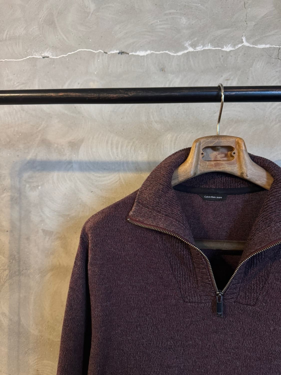 캘빈클라인 짚업 니트 100 상품이미지2