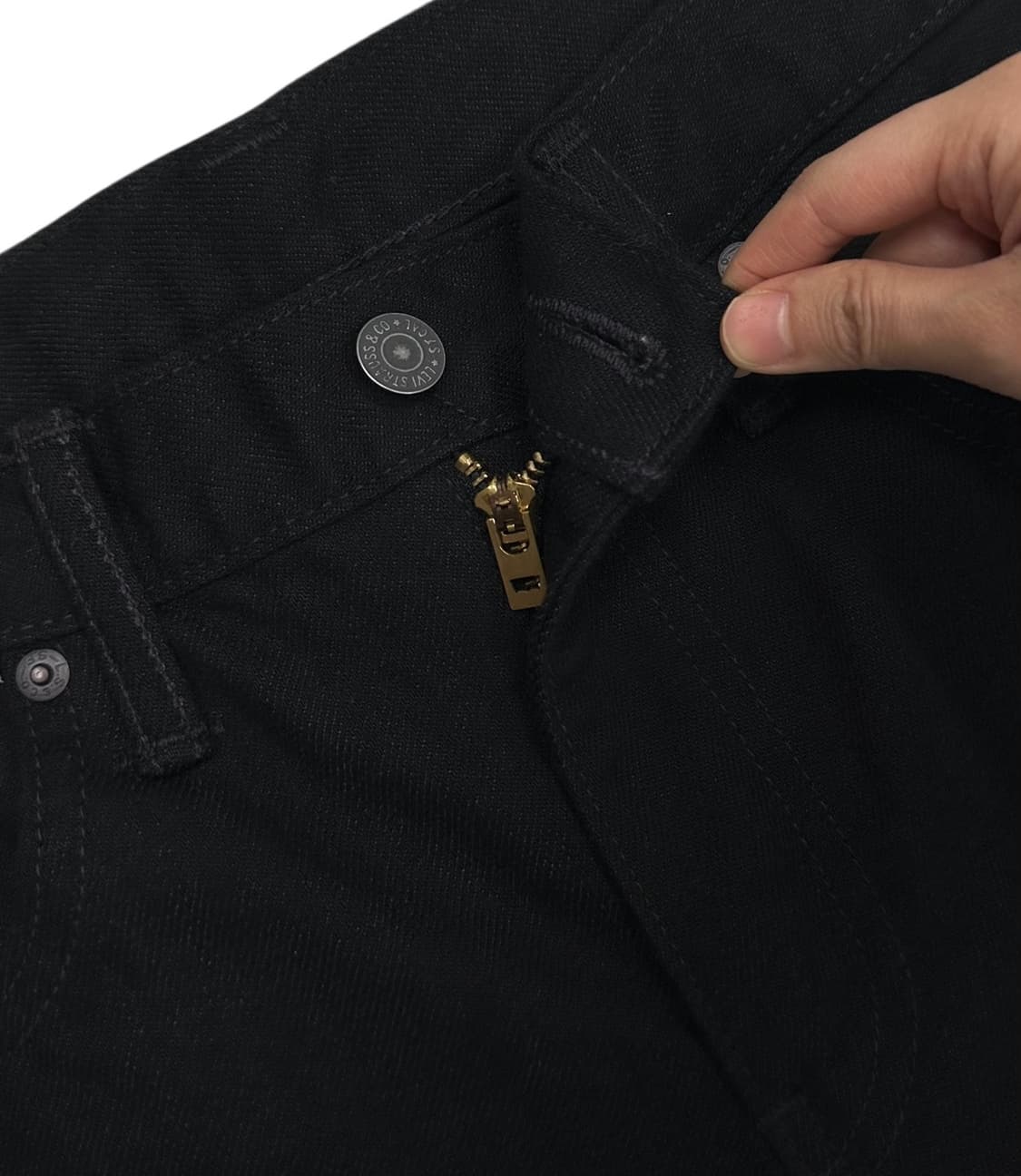 리바이스  511 기모 블랙 데님팬츠 (32,화이트탭) 상품이미지3