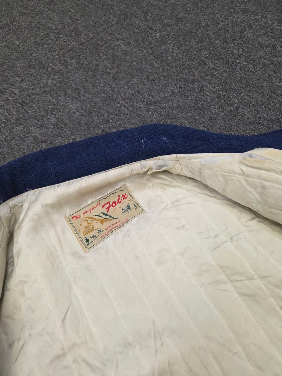 90's 일본빈티지 울코트 상품이미지7