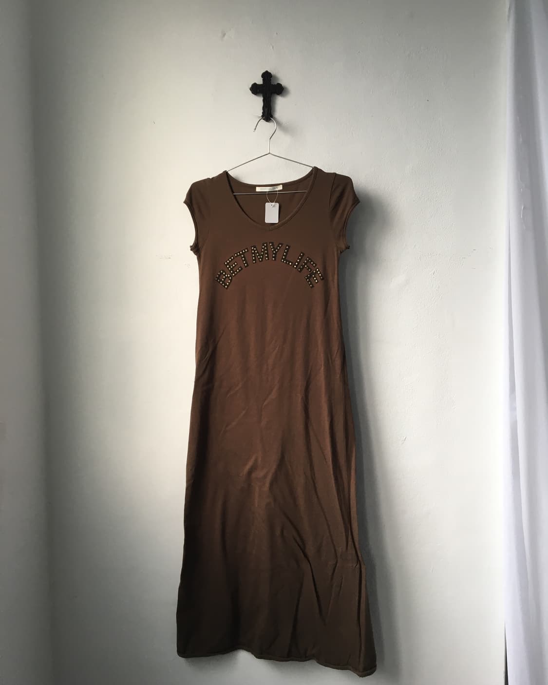 Lettering stud point maxi onepiece 상품이미지1