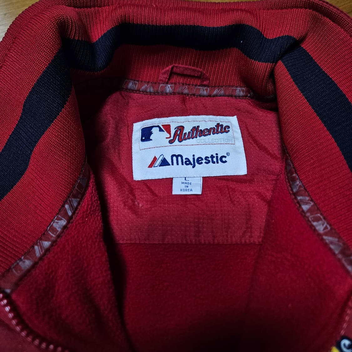 마제스틱 세인트루이스 카디널스 바람막이 점퍼 상품이미지4