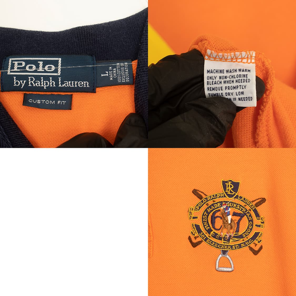 폴로랄프로렌 Amblem PK 하프 티셔츠 (L) 상품이미지8