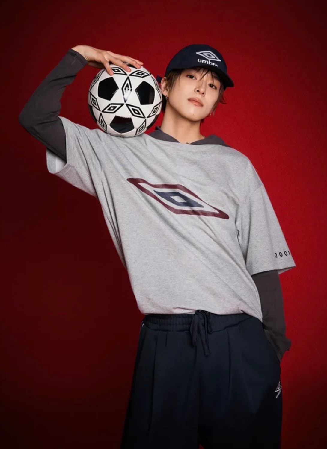 아사히 엄브로 반팔 티셔츠 M [Umbro X Asahi Hamada] 상품이미지1