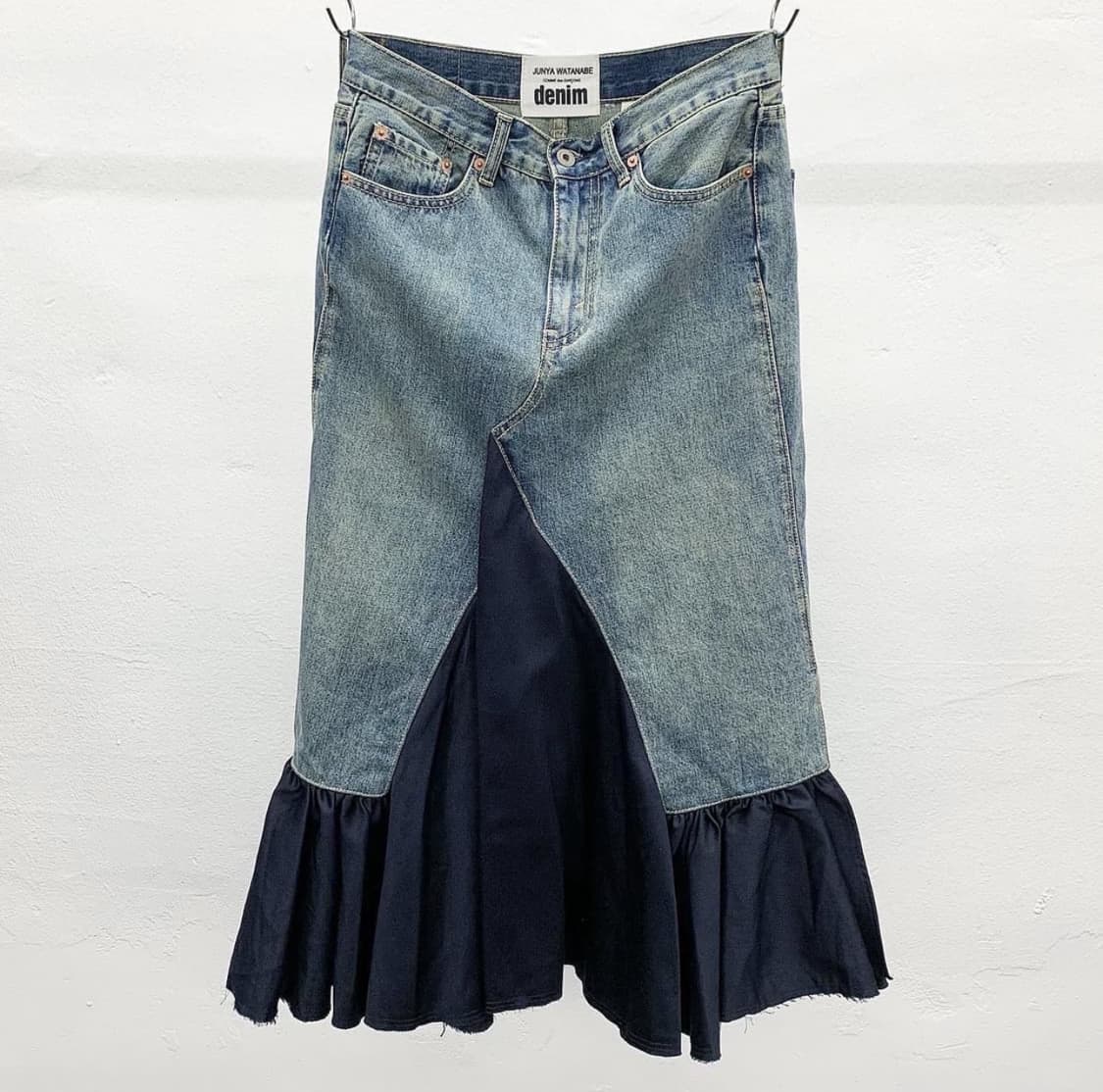 준야 와타나베 데님 스커트 S 상품이미지1