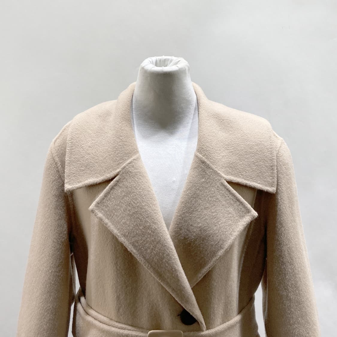 에고이스트 소프트 핸드메이드 벨티드 롱코트  상품이미지2