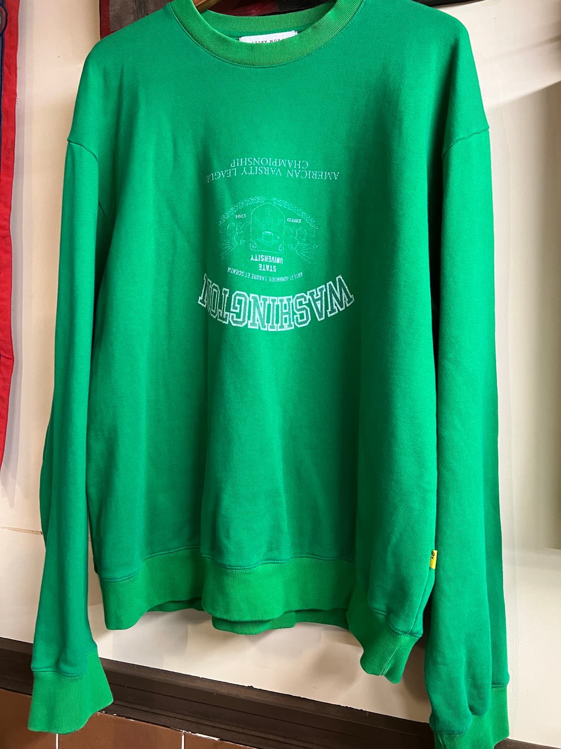 From Arles Sweat Shirt Green 상품이미지3
