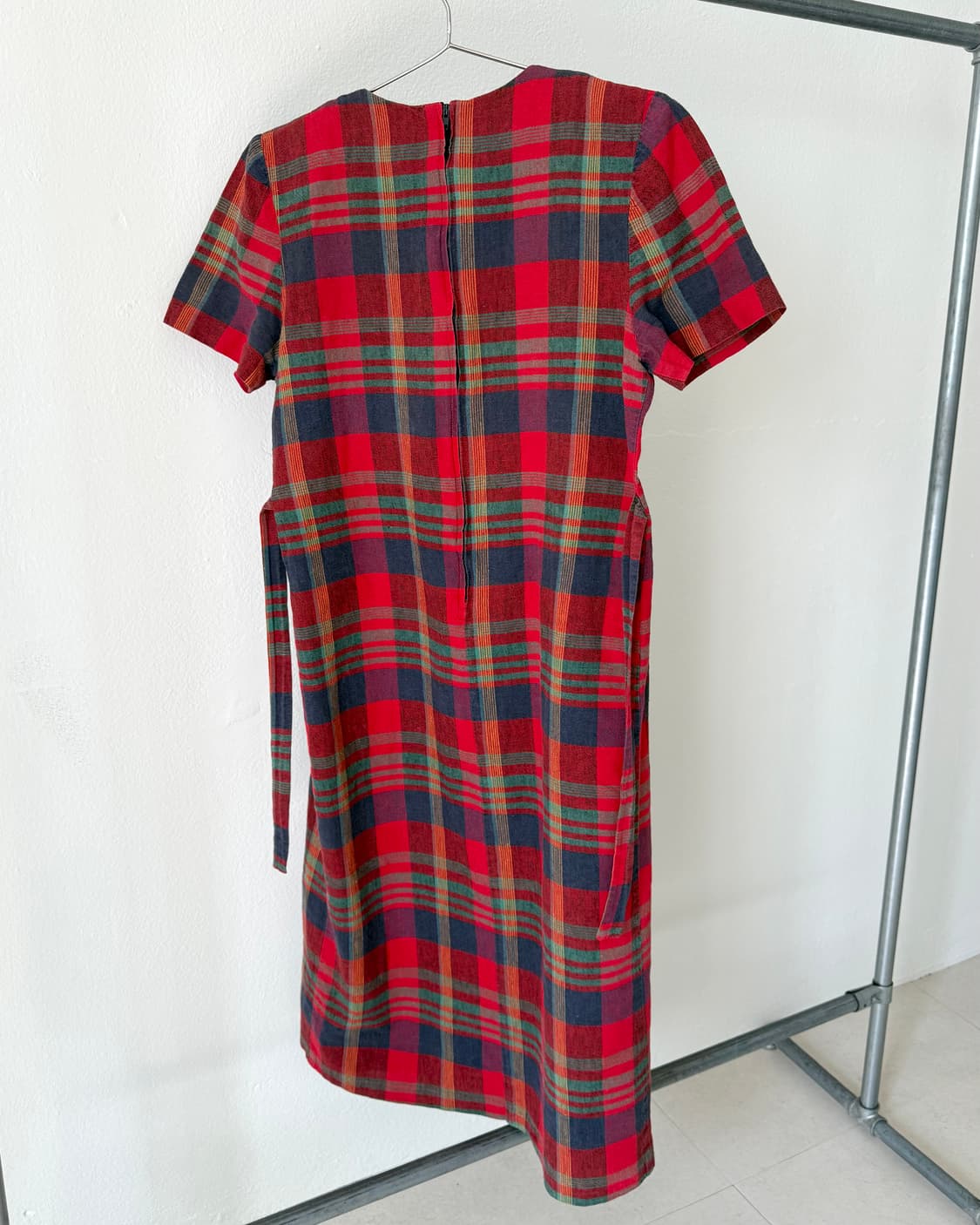 빈티지 체크 원피스 상품이미지6